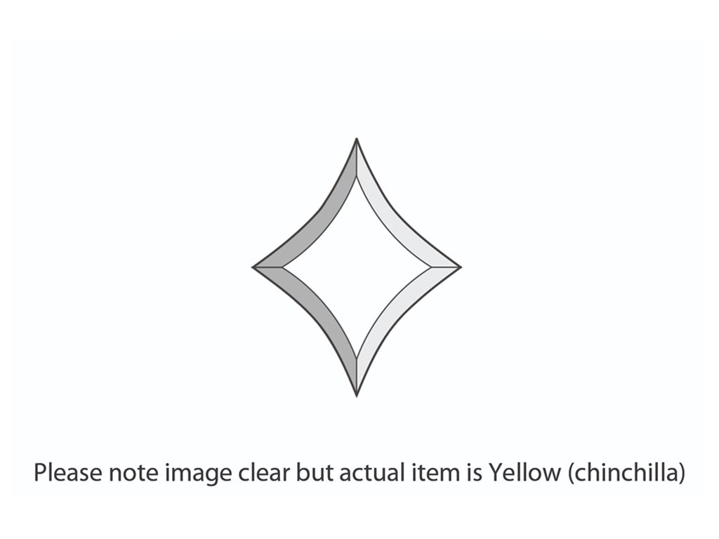 DB155 Yellow Chinchilla Star Bevel 111x137mm
