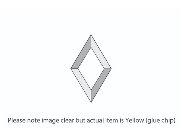 DB017 Yellow Glue Chip Diamond Bevel 76x127mm