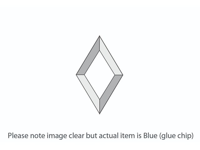 DB017 Blue Glue Chip Diamond Bevel 76x127mm