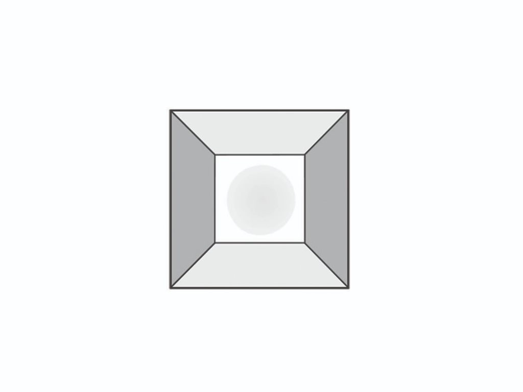 DB152 Concave Square Bevel 51x51mm
