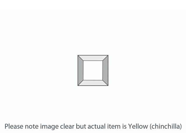 DB219 Yellow Chinchilla Square Bevel 38x38mm