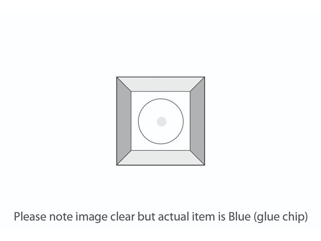DB7033 Blue GC Square Bevel 76x76mm