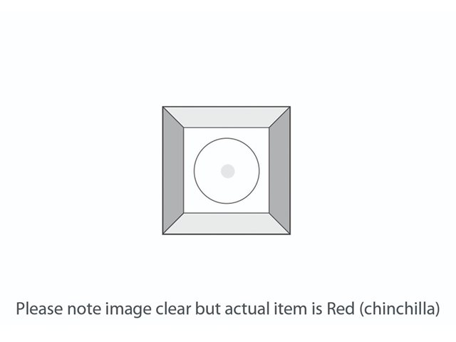 DB7034 Red Chinchilla Square Bevel 76x76mm