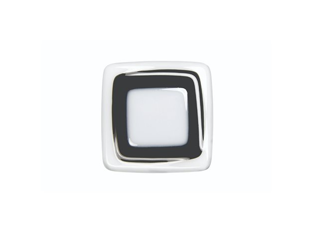 DFTE021 4cm White and Black Square