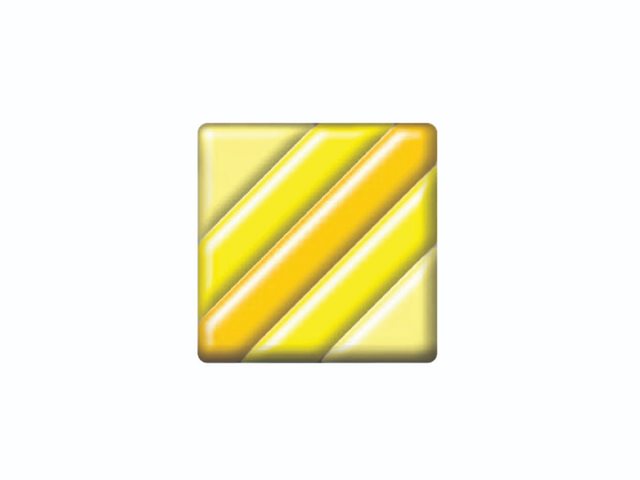 DFTG004 6cm Yellow Square Diagonal Stripes