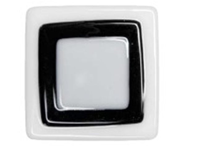 DFTN021 6cm White and Black Square