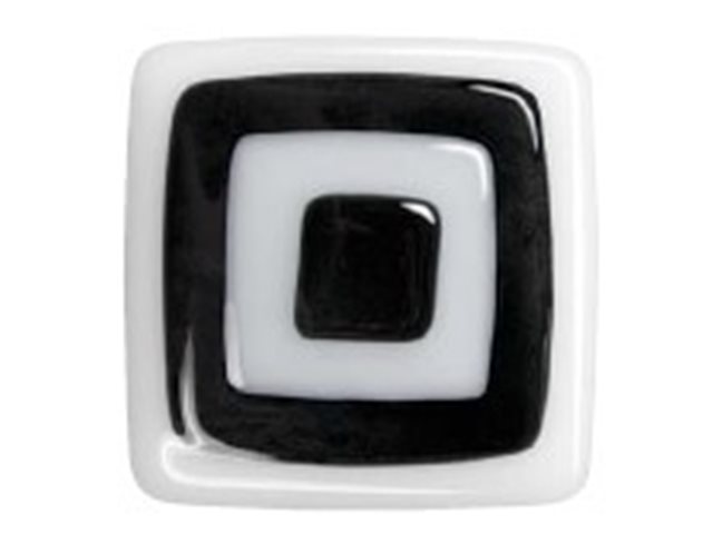 DFTN022 6cm Black and White Square