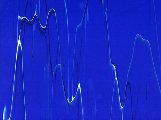 Ultramarine Blue Decraglow Marbled Film