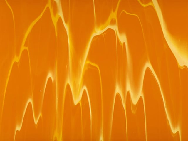 Saffron Yellow Decraglow Marbled Film