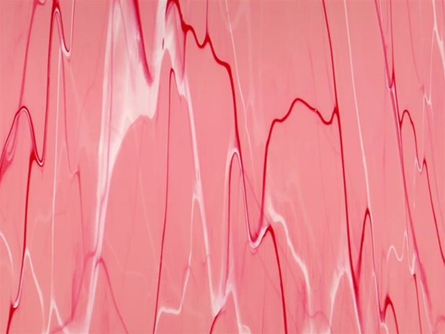 Cherry Pink Decraglow Marbled Film