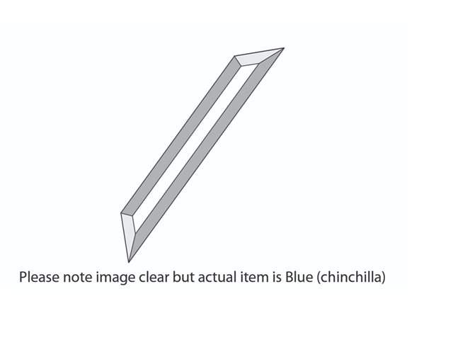 DB121 Blue Chinchilla Bevel 36x267mm