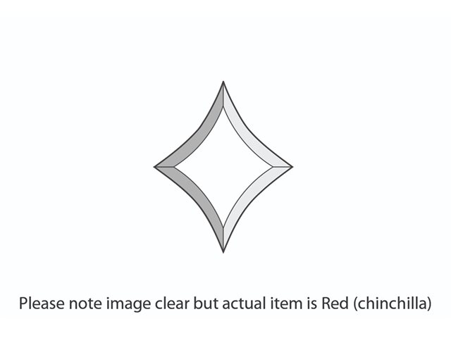 DB155 Red Chinchilla Star Bevel 111x137mm