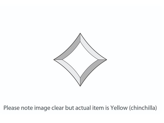 DB172 Yellow Chinchilla Star Bevel 125x125mm