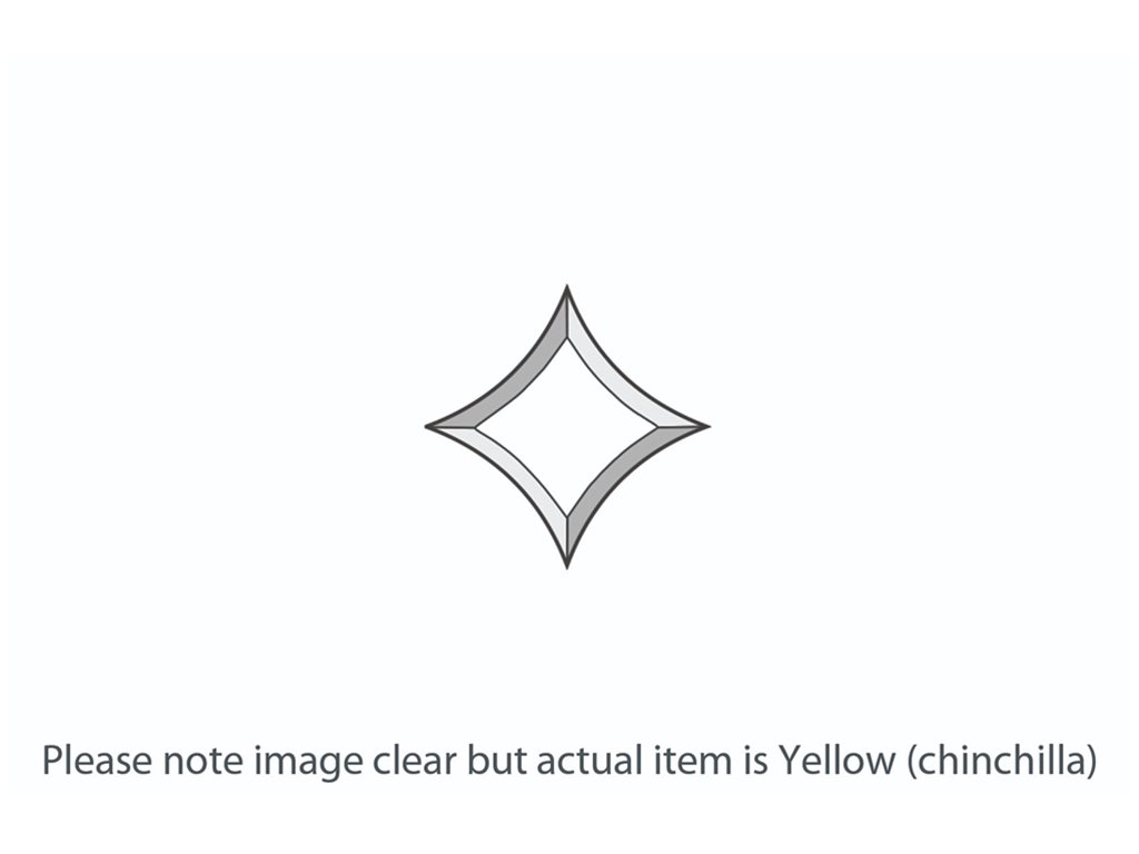 DB229 Yellow Chinchilla Star Bevel 80x80mm
