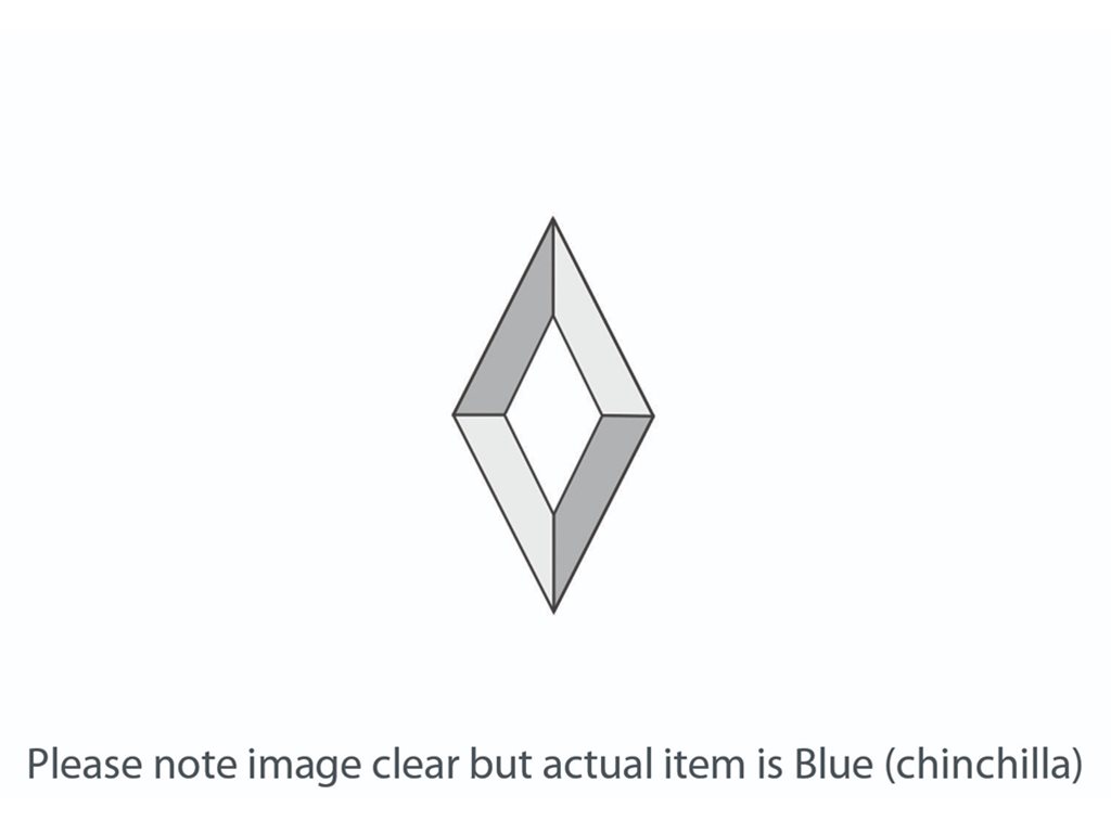 DB015 Blue Chinchilla Diamond Bevel 51x102mm