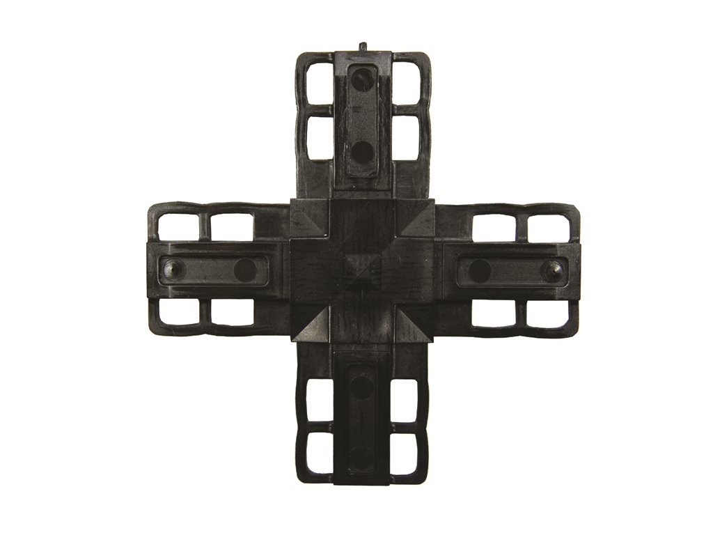 25x8mm Black Combi Cross Keys