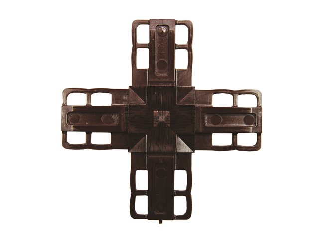 25x8mm Rosewood Combi Cross Keys