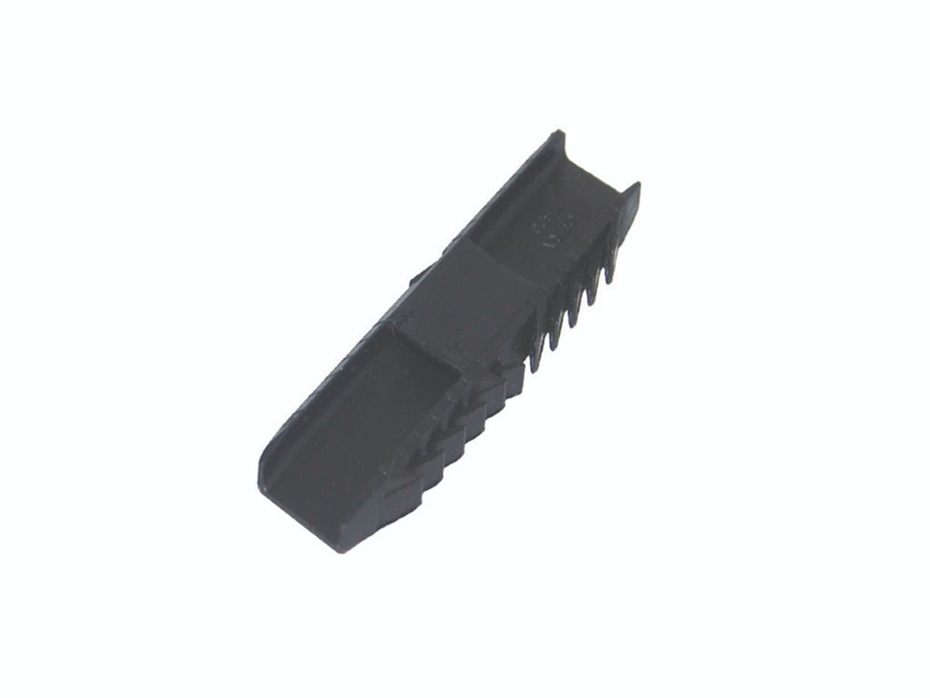 11.5mm Black Plastic Straight Connectors