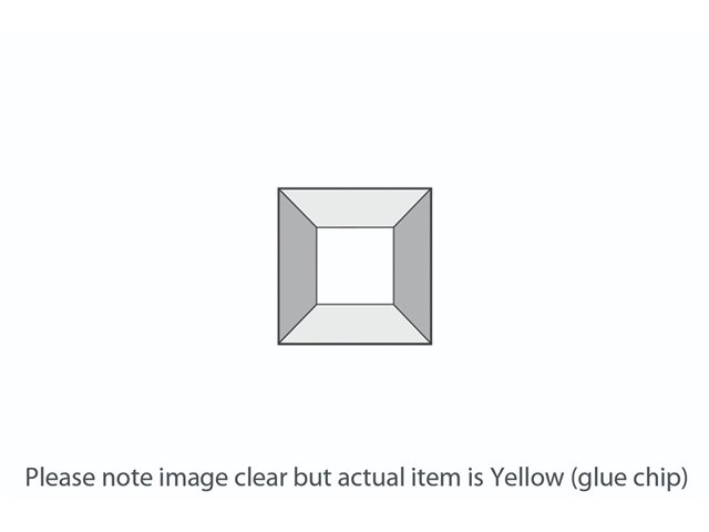 DB018 Yellow GC Square Bevel 51x51mm