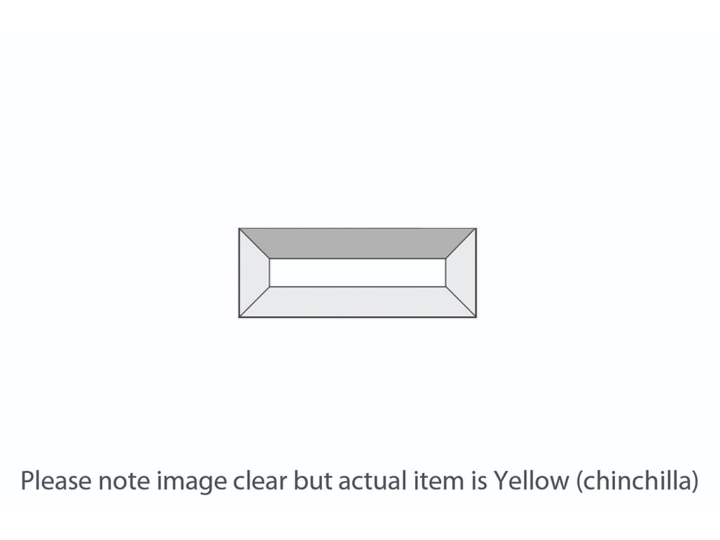 DB222 Yellow Chinchilla Rectangle Bevel 38x101mm