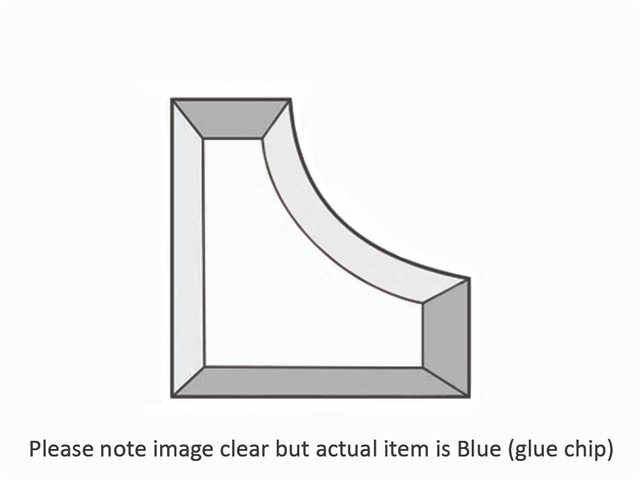 DB225 Blue Glue Chip Corner Bevel 93x93x38mm