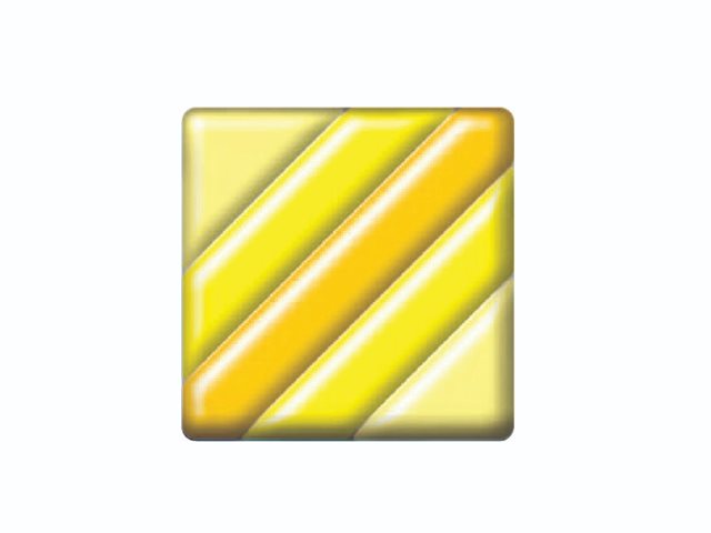 DFTA004 4cm Yellow Square Diagonal Stripes