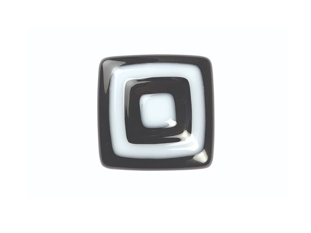 DFTE022 4cm White and Black Square