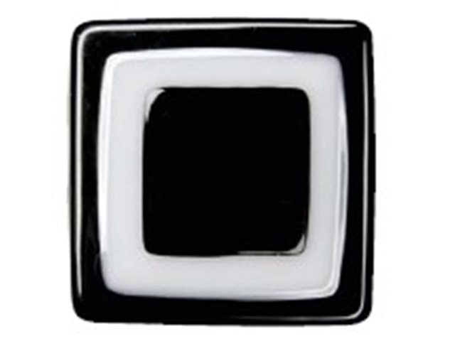 DFTN020 6cm Black and White Square