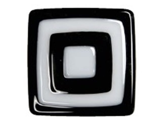 DFTN023 6cm White and Black Square