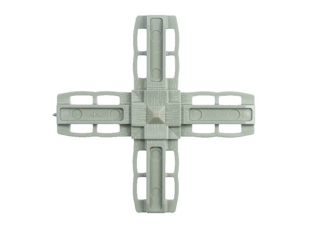 18x8mm Agate Grey Combi Cross Keys